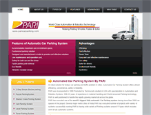 Tablet Screenshot of paricarparking.com